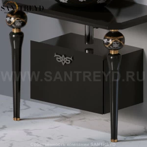 AeT ITALIA Deco Тумба CASSETTIERA черная C271.104