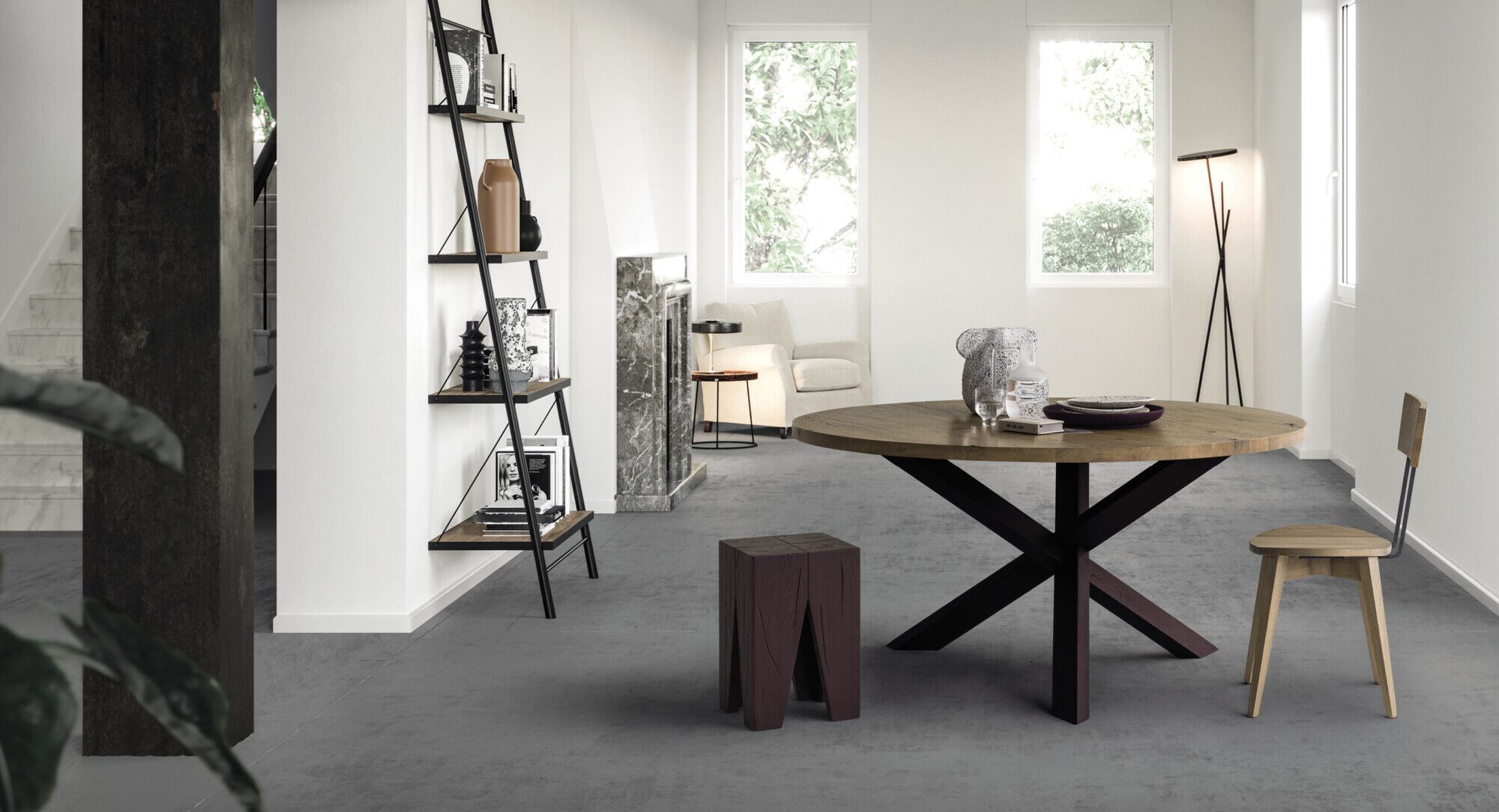 Прямоугольная столешница из дуба Devina Nais Smart ARCH-00120528 - Вид №3