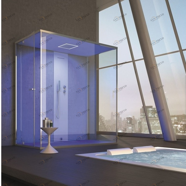 Ограждение для душа и турецкой бани Gemini 6 160х110 см 1GNU5S0 Gruppo Geromin