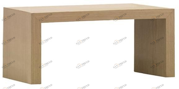 Andreu World Скамейка из дуба Closed Bc6300