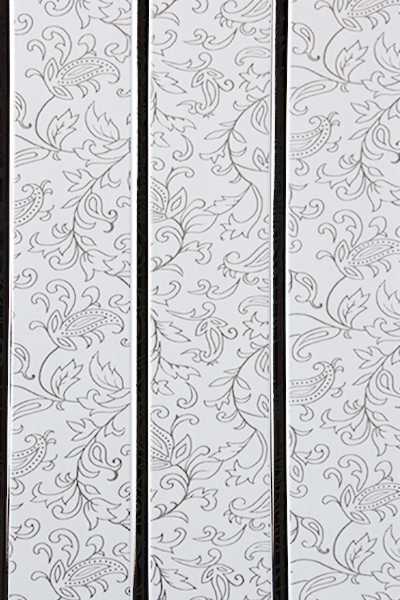 Панель ПВХ Вязь серая софитто "3" 240мм DEKOR PANEL DP161