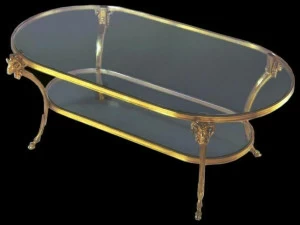 Tisserant Журнальный столик овальный стеклянный