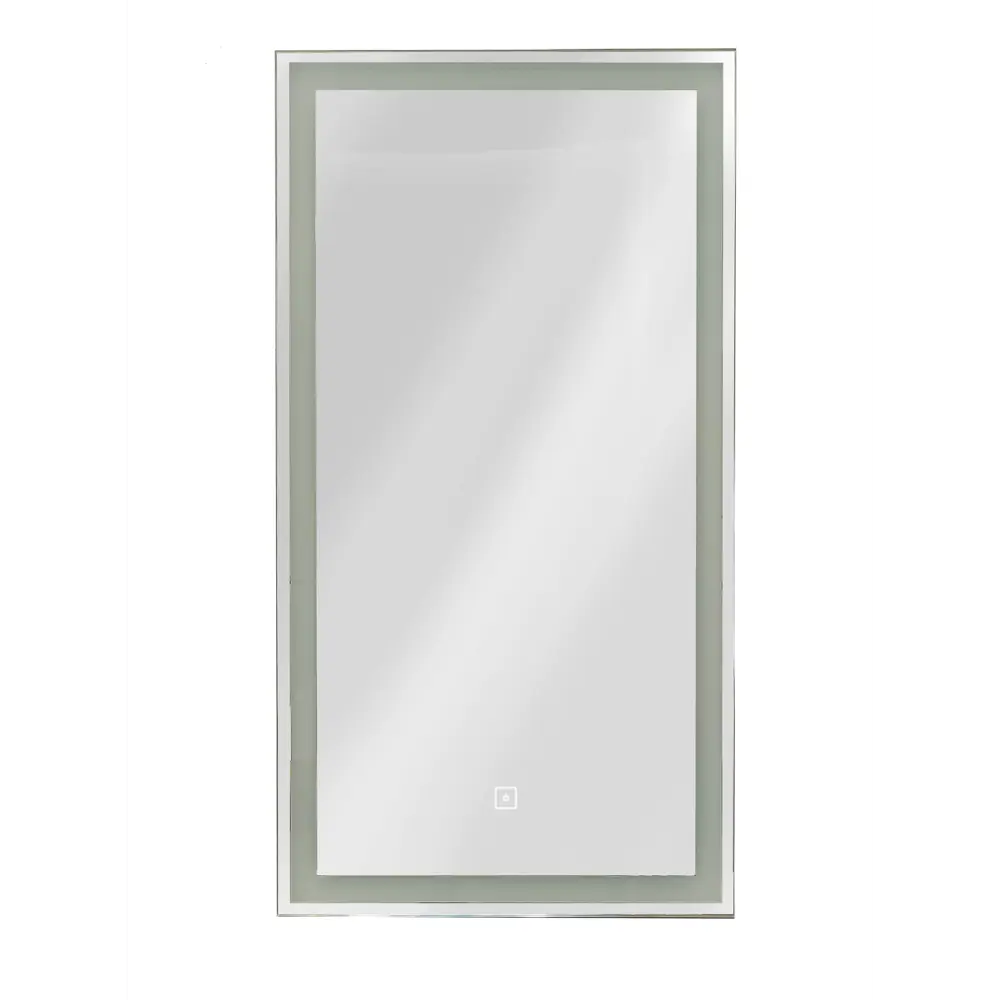 Шкаф зеркальный подвесной Montero Black LED с подсветкой 35x65 см цвет черный Santreyd STLM-2157365 - Вид №1