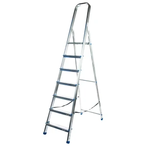 LADDERBEL Стремянка алюминиевая 7-ступенчатая с усиленной конструкцией 12421988