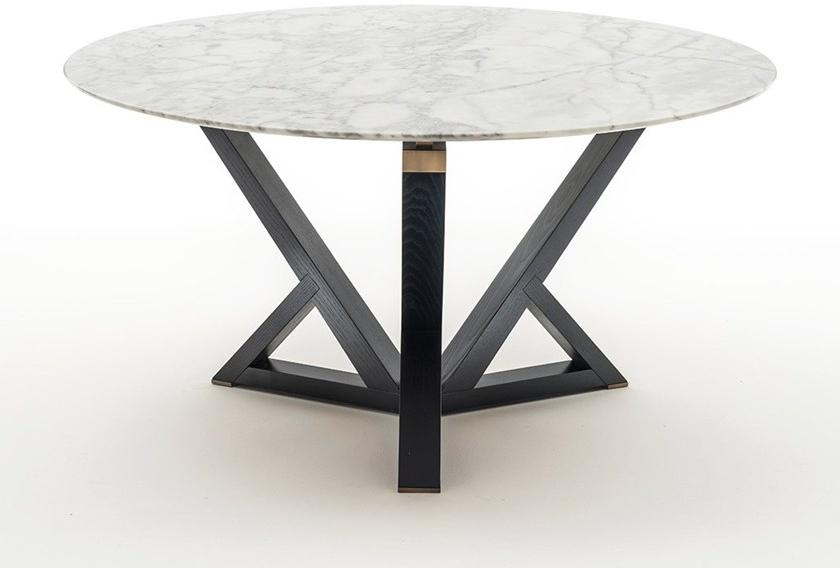 OAK Круглый обеденный стол из мрамора Milano collection Sc5020-pm - Вид №1