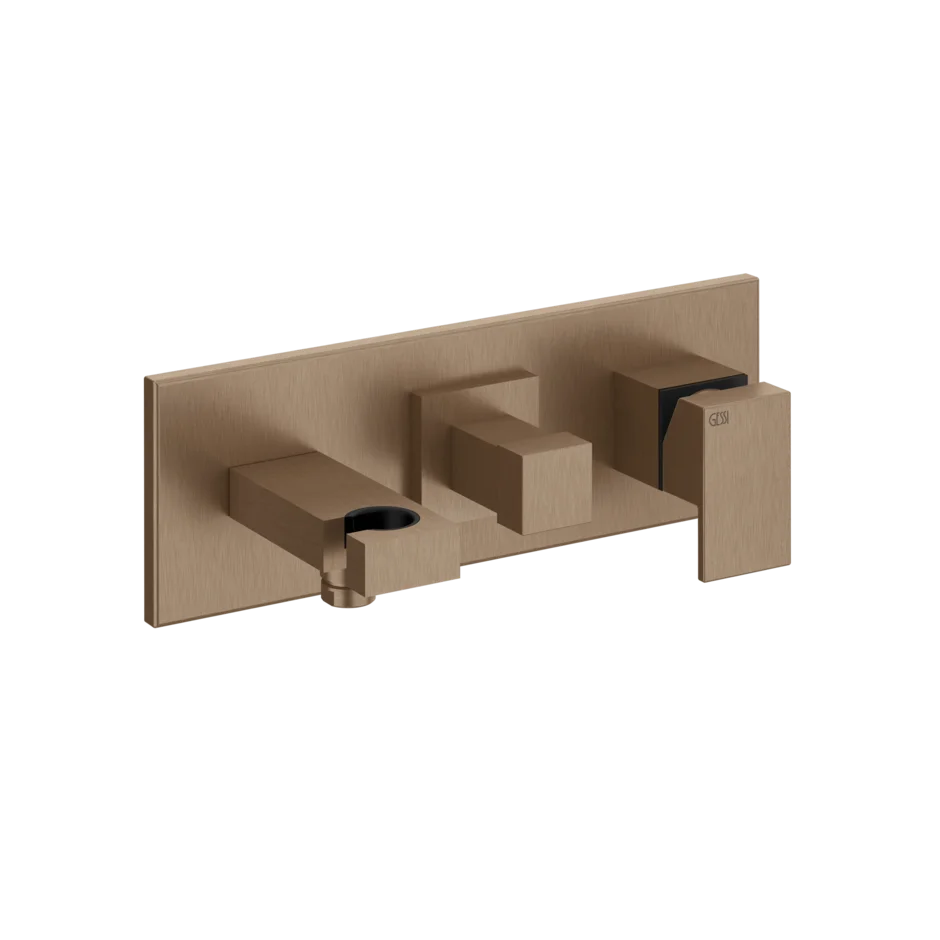 Смеситель для ванны-смеситель для душа 44910 708 Gessi Rettangolo МЕДНЫЙ МАТОВЫЙ PVD 44910708