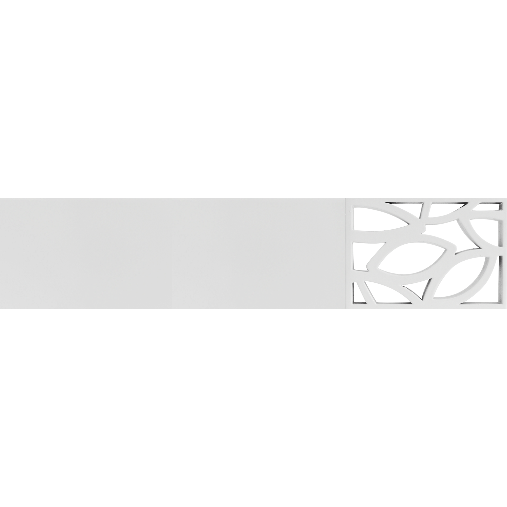 Наконечник Квадро Листья металлический белый 4 см 2 шт. INSPIRE 86198715 STLM-0066732 - Вид №3