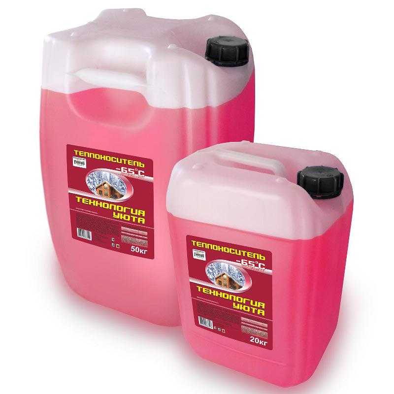 Теплоноситель Технология Уюта-65 Этиленгликоль 10кг Обнинскоргсинтез 602225