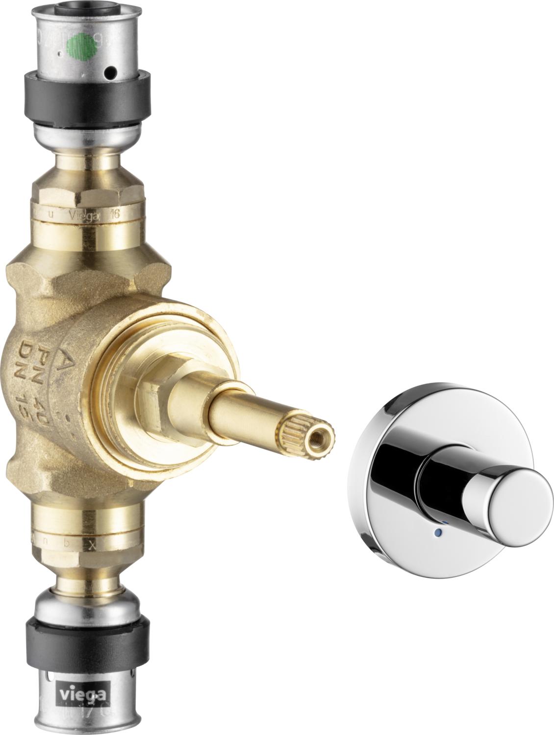 Viega Полнопроходной вентиль для скрытого монтажа Viega Smartpress 6770 (730277) 730 277