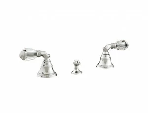 039622.A00.00 Биде с тремя отверстиями и кристаллами сваровски Золото 24К