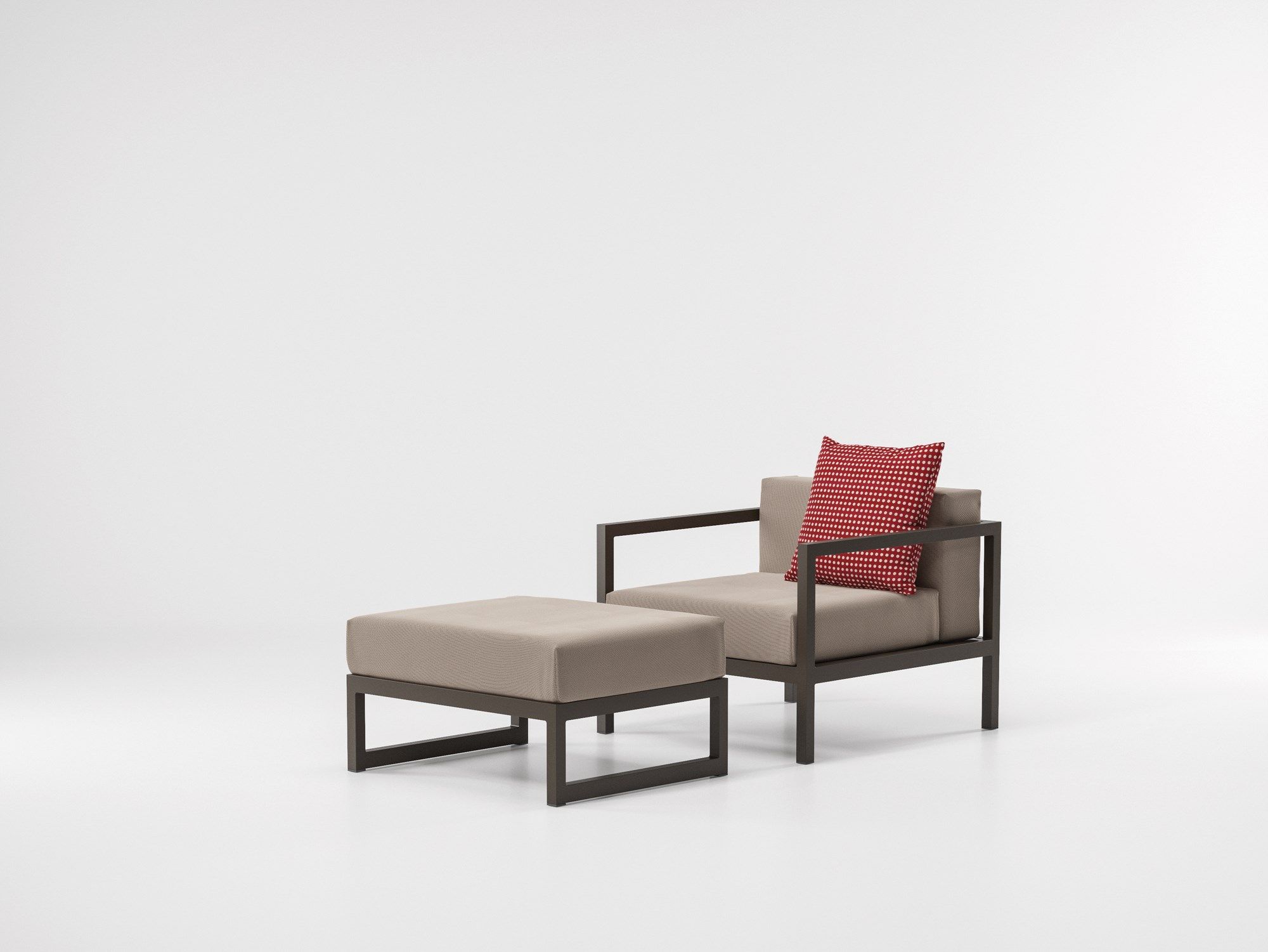 Тканевое садовое кресло Kettal пейзаж ARCH-00027552 - Вид №2