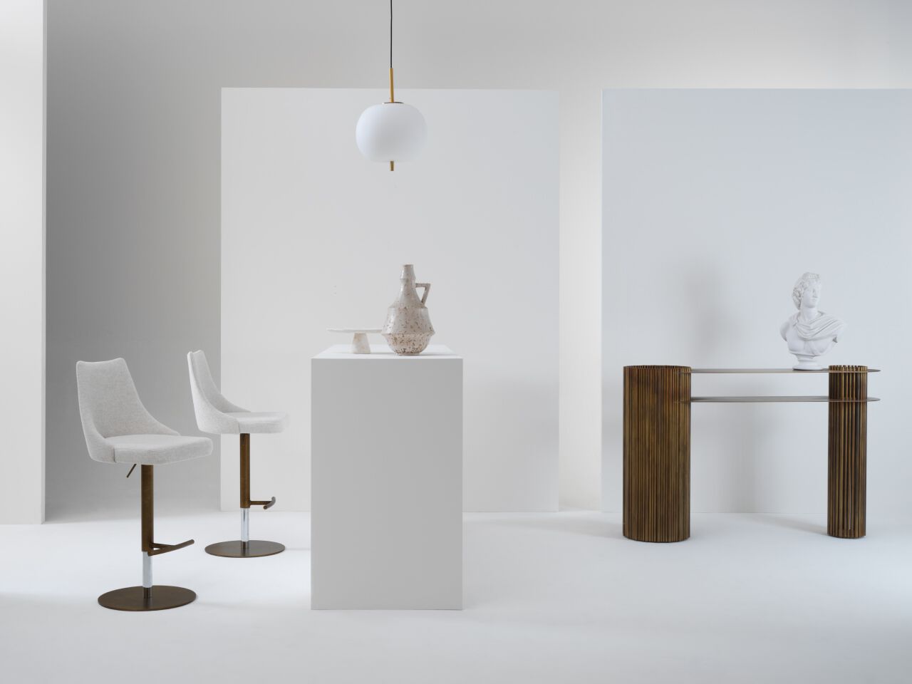 Регулируемая высота ткани табурет Julia Italia ARCH-00138821 - Вид №2