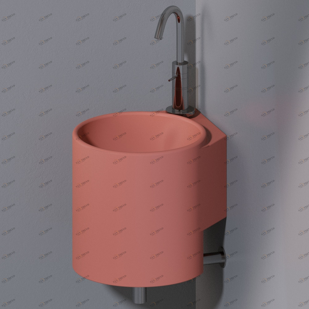 L315T0R1V1.142 Подвесная раковина настенная круглая A. e T. Italia IDEA AeT ITALIA