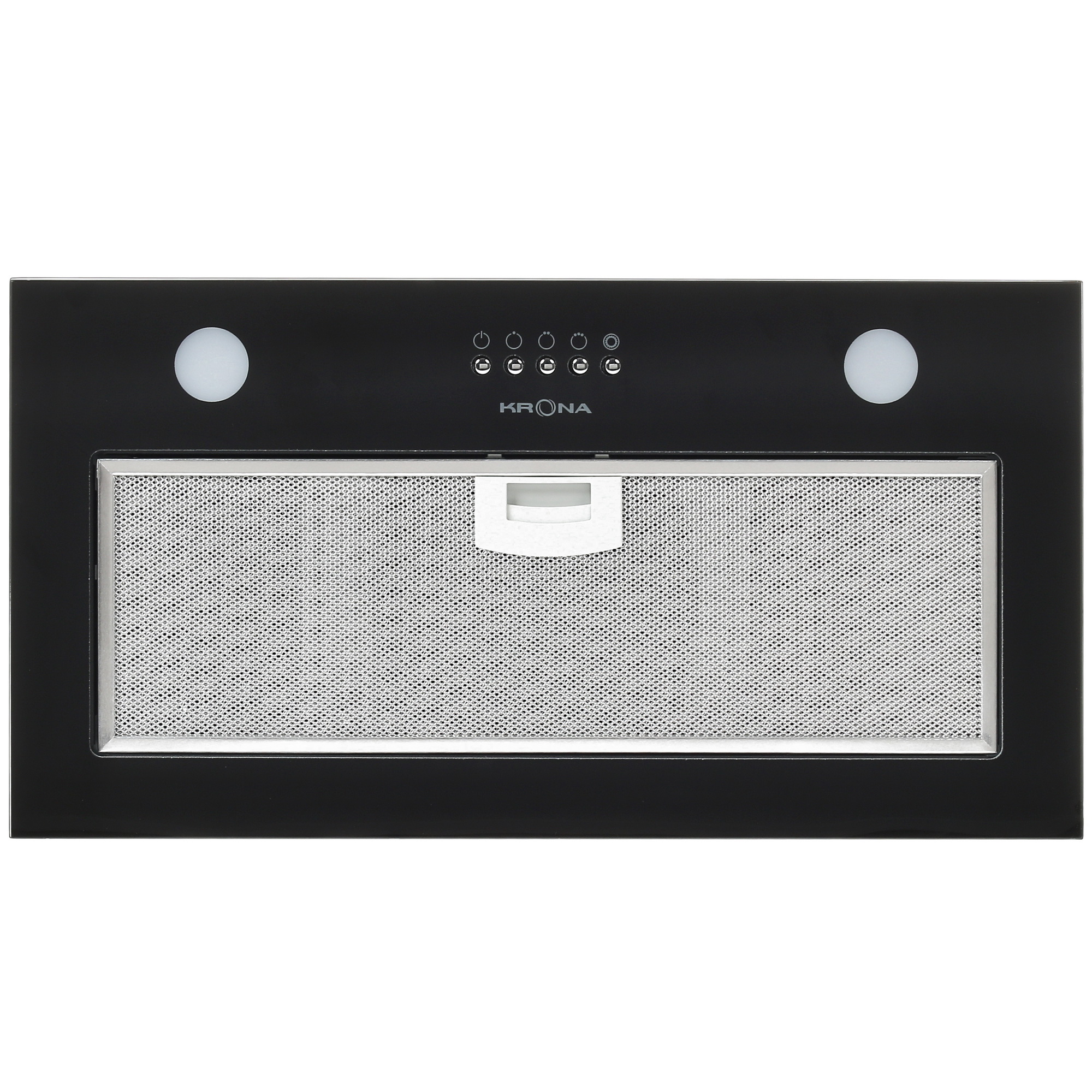 5370029 Вытяжка полновстраиваемая KRONA ELISA 600 GLASS PB черный STDN-0065542 - Вид №5