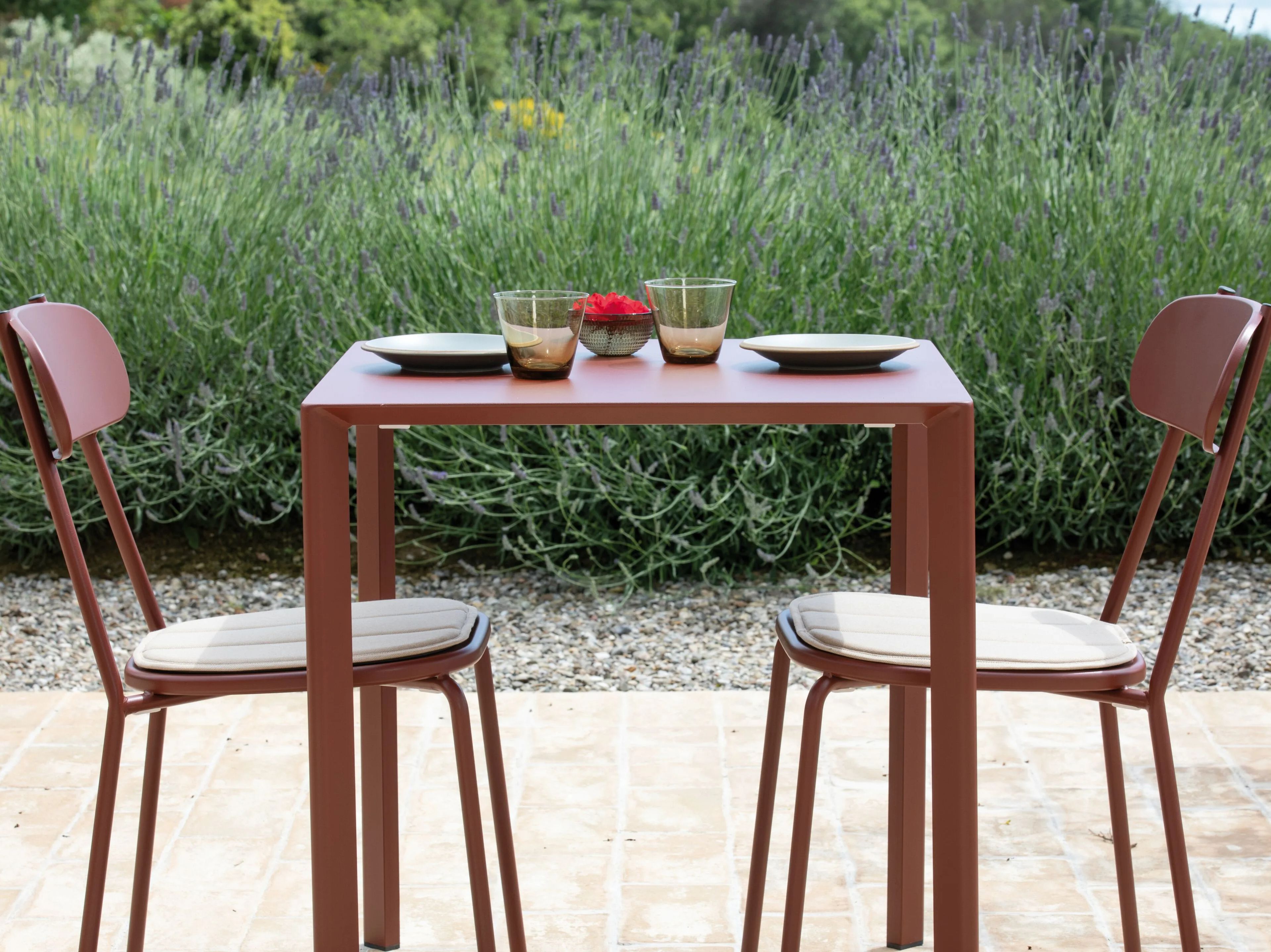 Металлический квадратный садовый стол Vermobil Fox ARCH-00037706 - Вид №7