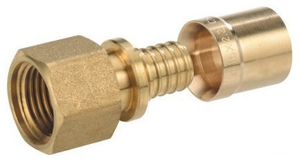 90159878 Штуцер с внутренней резьбой PEXY Max латунь 20x2.8 - 1/2" STLM-0120346 COMAP