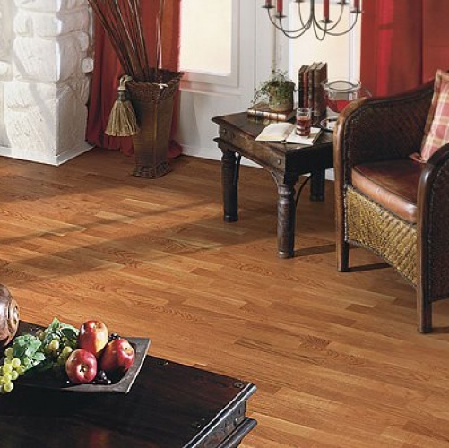 Паркетная доска Синтерос Sinteros янтарный Дуб Натур (Гладкая) 2283х194 мм 3200200005 - Вид №1