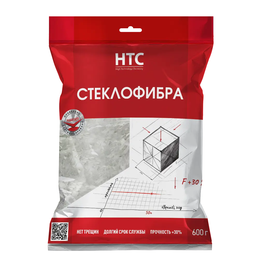 Фибра стекловолоконная НТС 600 г 89443962 STLM-2032306 CEMMIX 