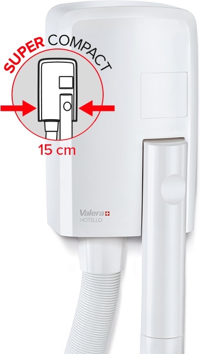 Valera Hotello Мод. 832.01 / T - 1200 Вт - Компактная и мощная настенная сушилка для шланга 58320110 
