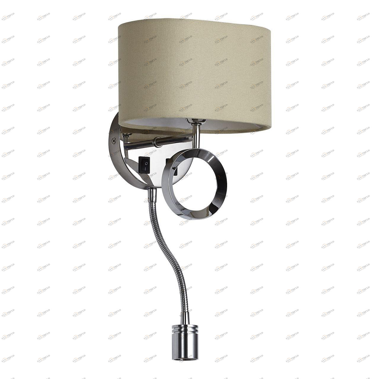 Бра Divinare 4069/02 AP-2 DIVINARE  109455 Бежевый;серебро 