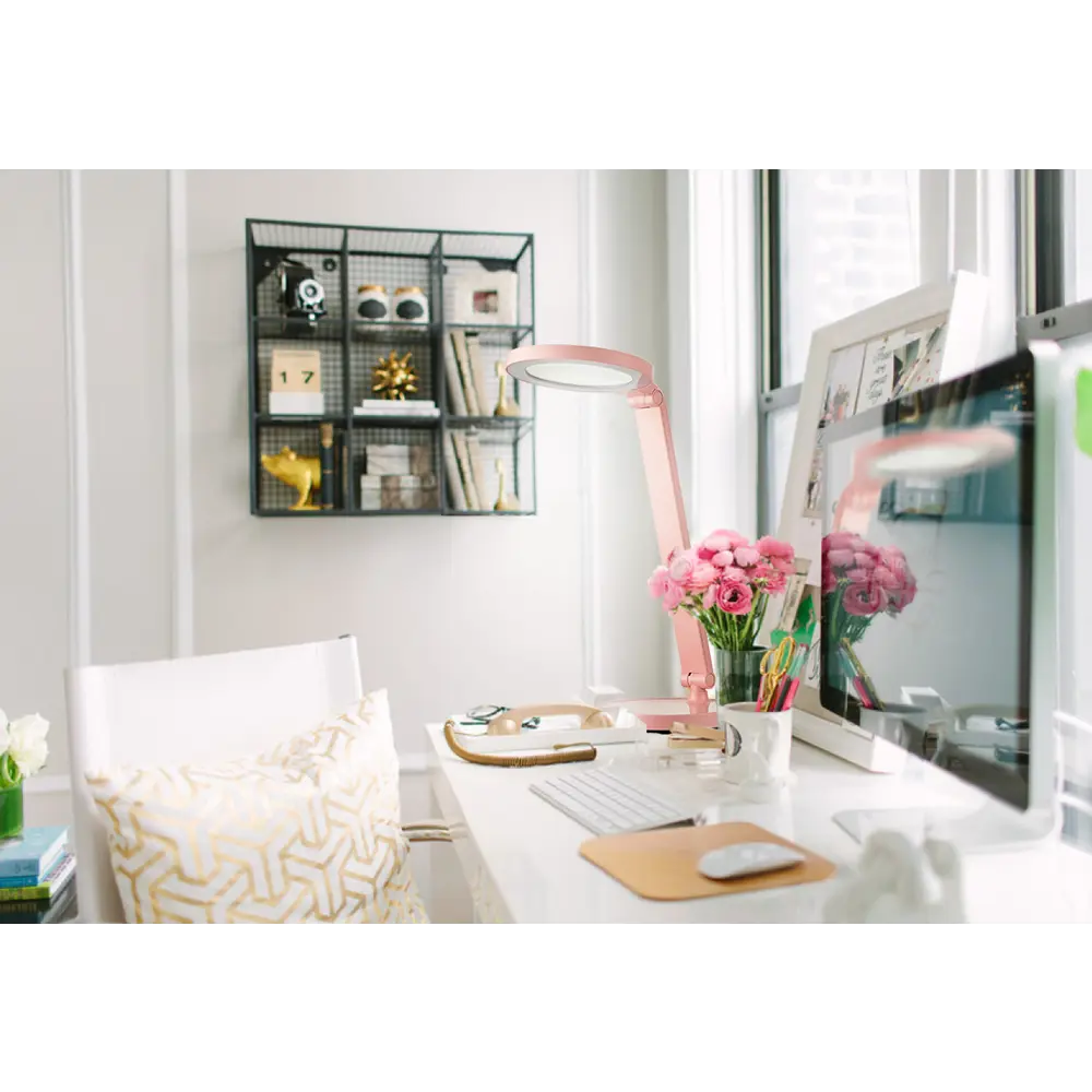 Рабочая лампа настольная светодиодная Camelion KD-824 с косметическим зеркалом STLM-2138233 - Вид №6