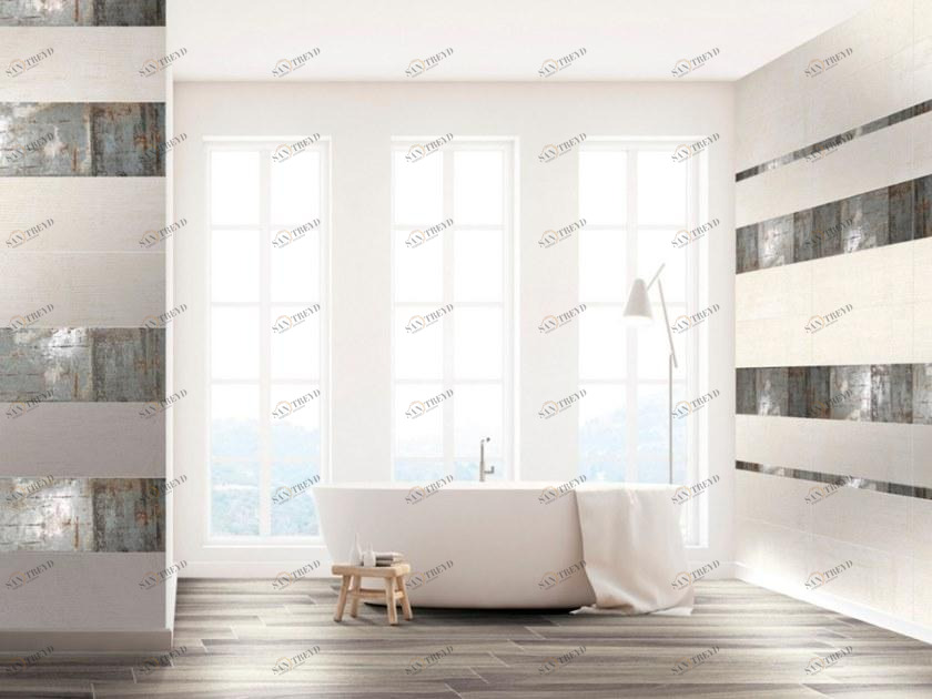 CERAMICHE BRENNERO Белая плитка для стен Stucco sun-id-1350081