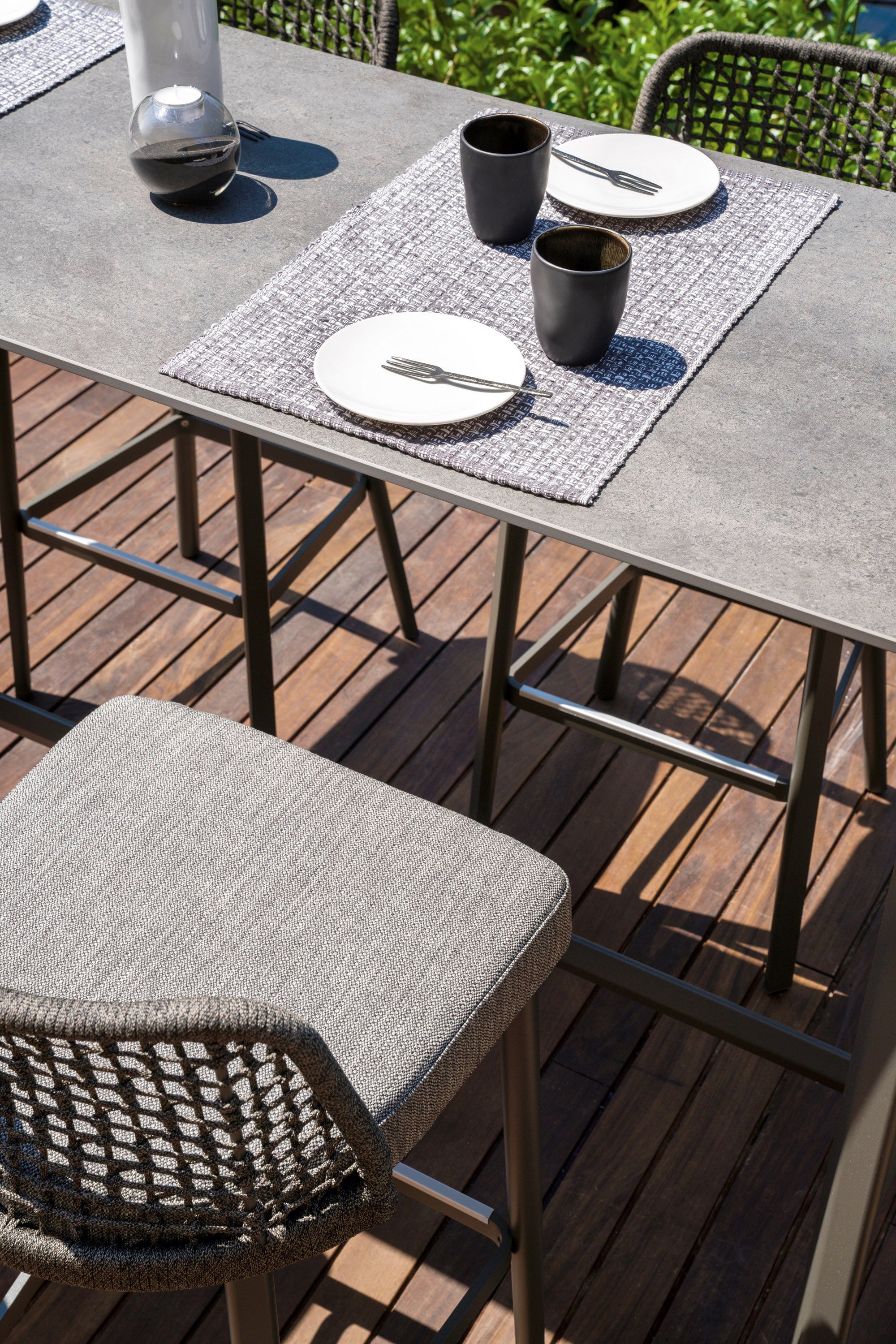 Высокий алюминиевый садовый стол с порошковым покрытием Varaschin ARCH-00022231 - Вид №9