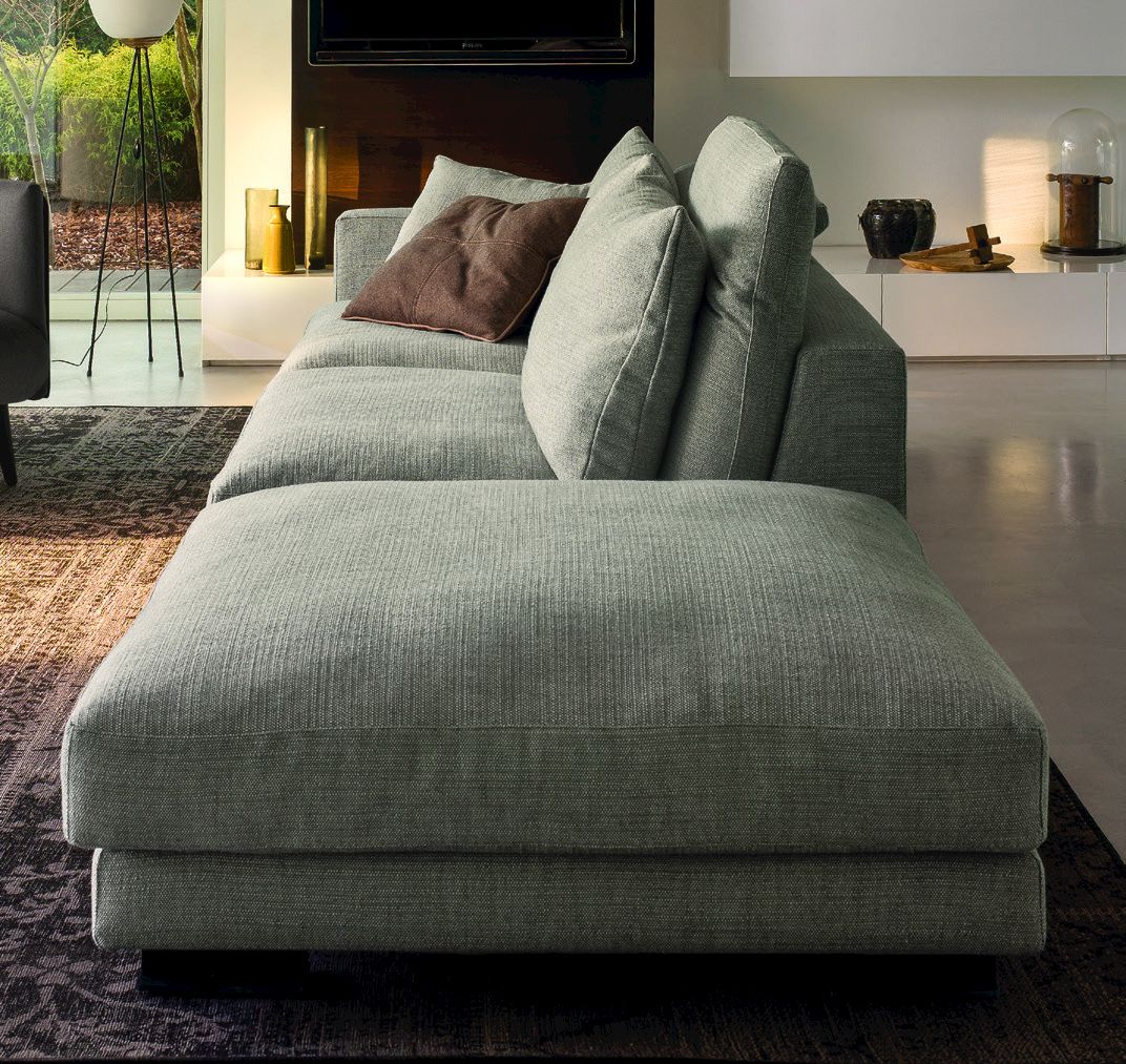 Модульный тканевый диван с полуостровом CTS SALOTTI лоскут ARCH-00118046 - Вид №2