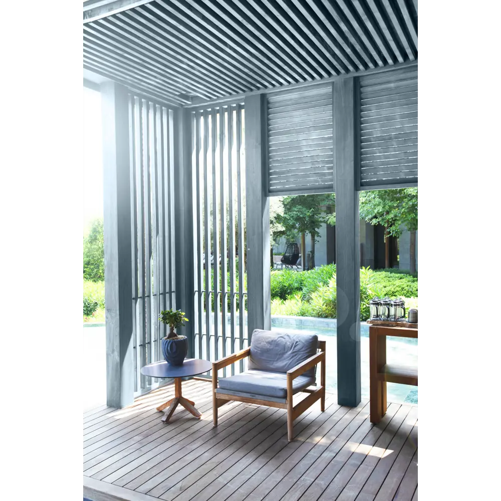 Масло для дерева ЗДОРОВЫЙ ДОМ серо-голубое 1 л - защита и декор 82336802 STLM-0024836 - Вид №5