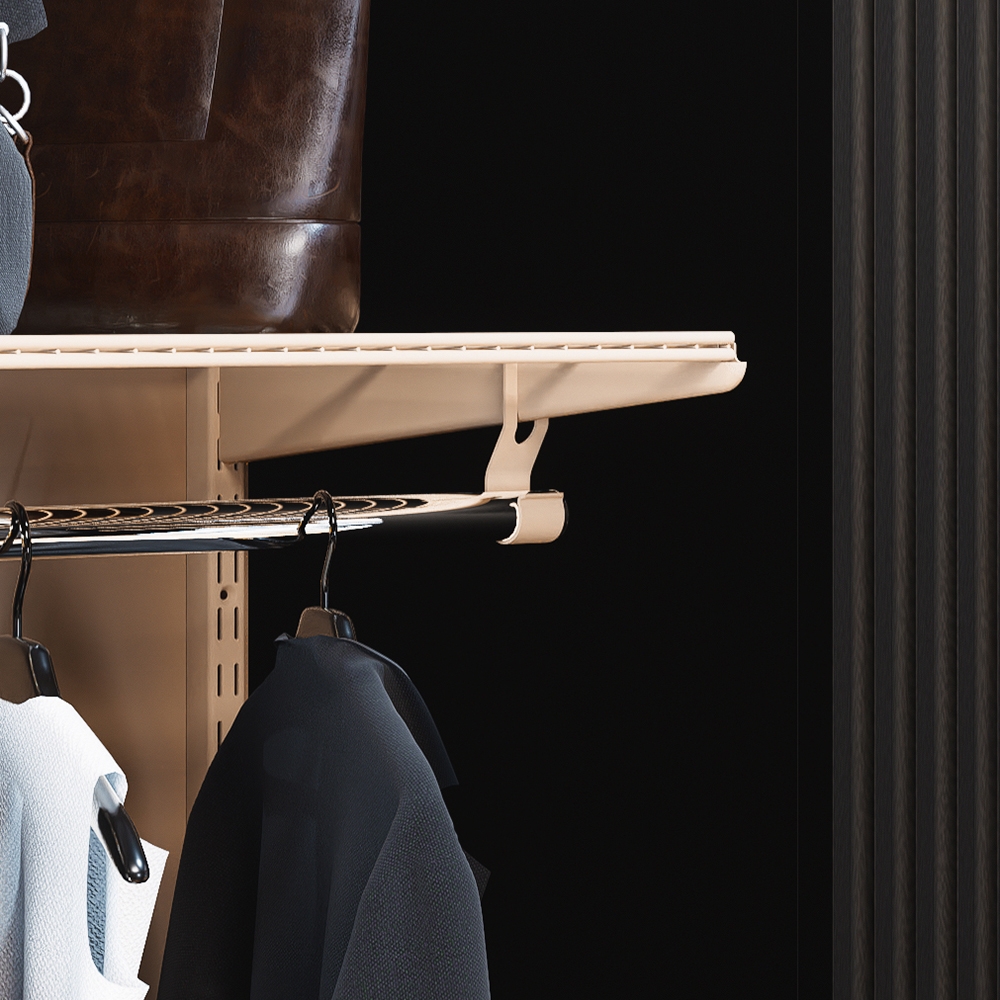 Кронштейн для перекладины , 30x30x100 мм, магнолия LJPS0417 Public Steel Россия  - Вид №3