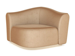 Тканевое угловое кресло