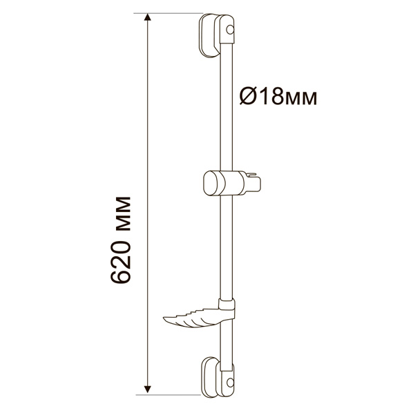 AGD 24.1228 P  Душевая стойка  ARGO kran agd241228p - Вид №1