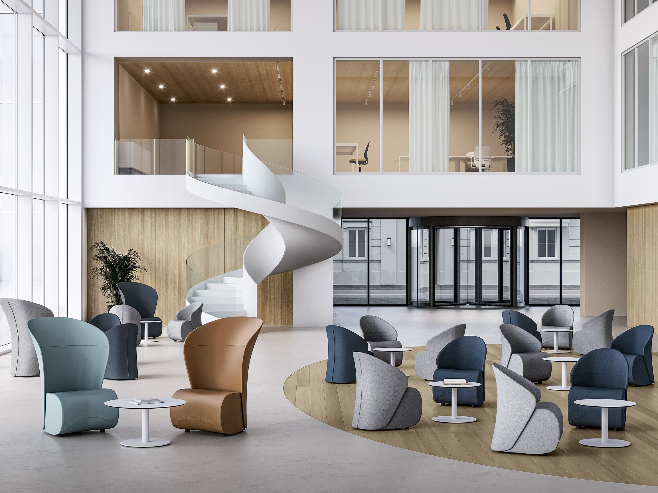 Тканевое кресло с подлокотниками Kastel Koccola ARCH-00107714 - Вид №2