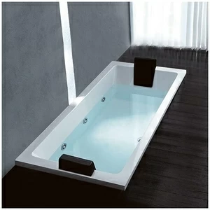 Ванна Gruppo treesse Quadra 180 V0787-DX белая с гидромассажем прямоугольная встроенная правая