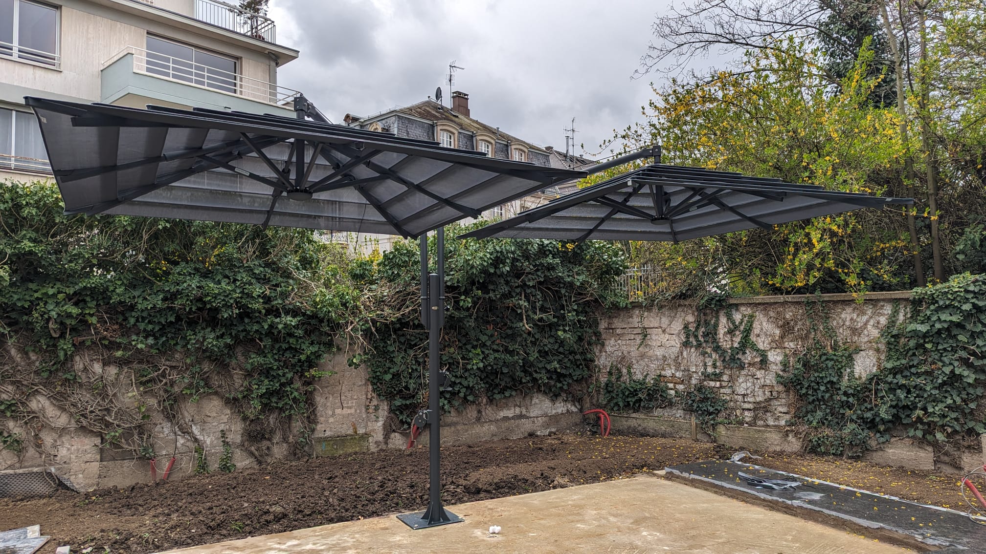 Двойной зонтик из нержавеющей стали Gardenart GIGLIO LUSSO ARCH-00089094