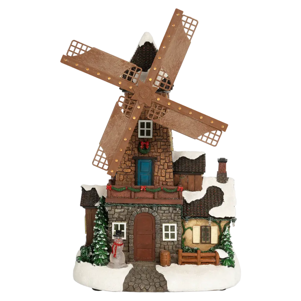 89368032 Новогодняя композиция светящаяся Мельница STLM-1393162 Santreyd  - Вид №3