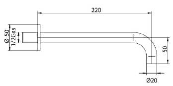 6334200000 Излив Bandini Stel Santreyd  - Вид №1