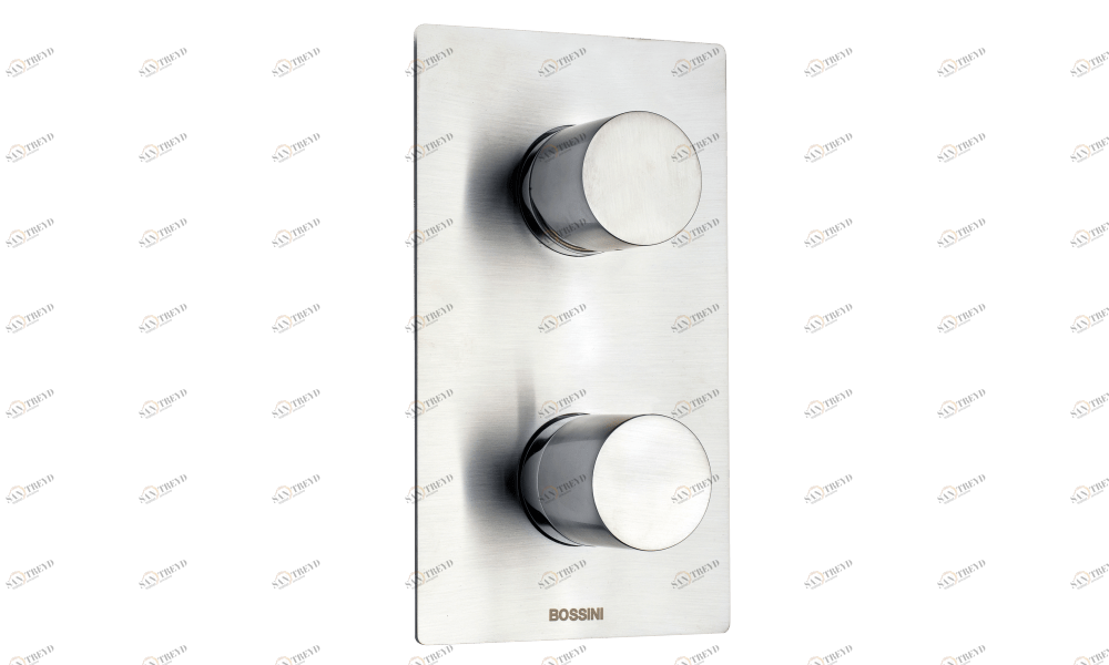 INZ040 + INZ042 Single Lever Hержавеющая сталь матовая Inox - 2/3/4/5 Outlets Universal Mixers BOSSINI 