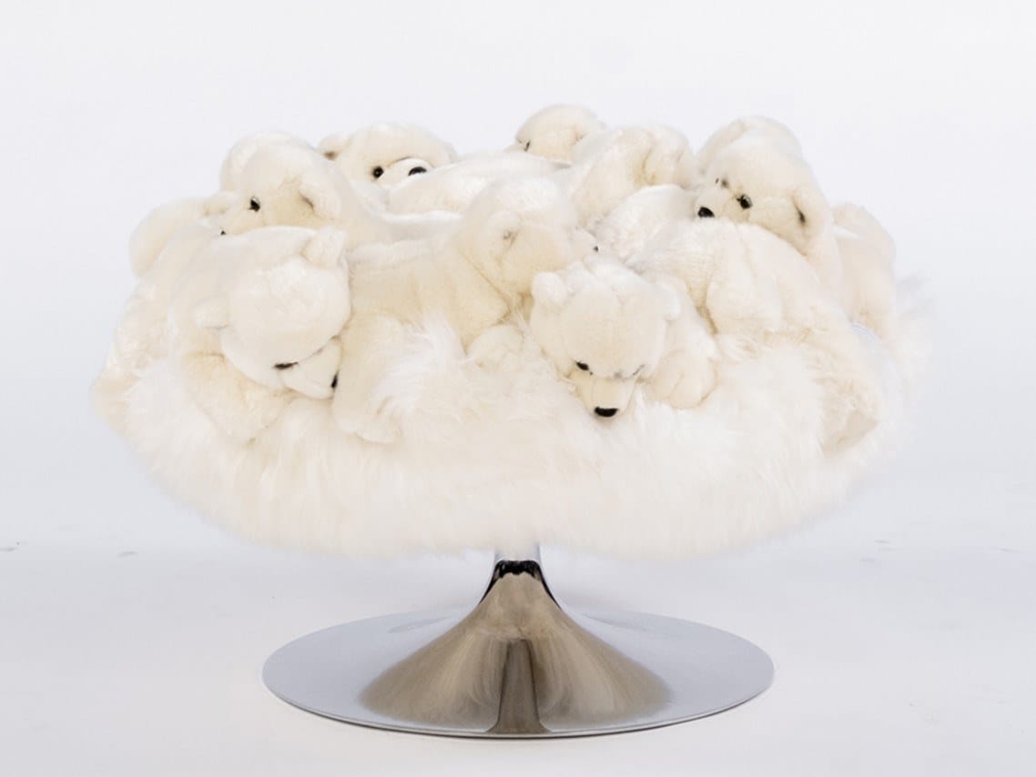 Полиэстер круглый пуф APCOLLECTION BEAR FLUFFY BALL ARCH-00131814 - Вид №1