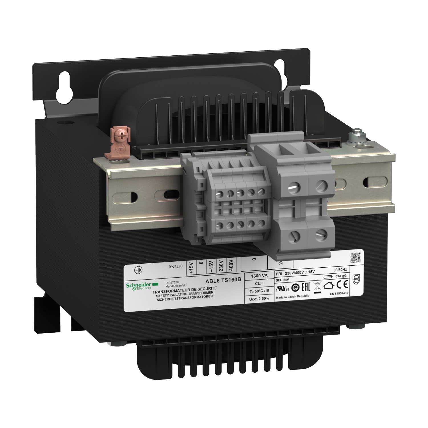 ABL6TS160B ТРАНСФОРМАТОР 230-400В 1X24В 1600ВA Schneider Electric Блоки питания и тарансформаторы 
