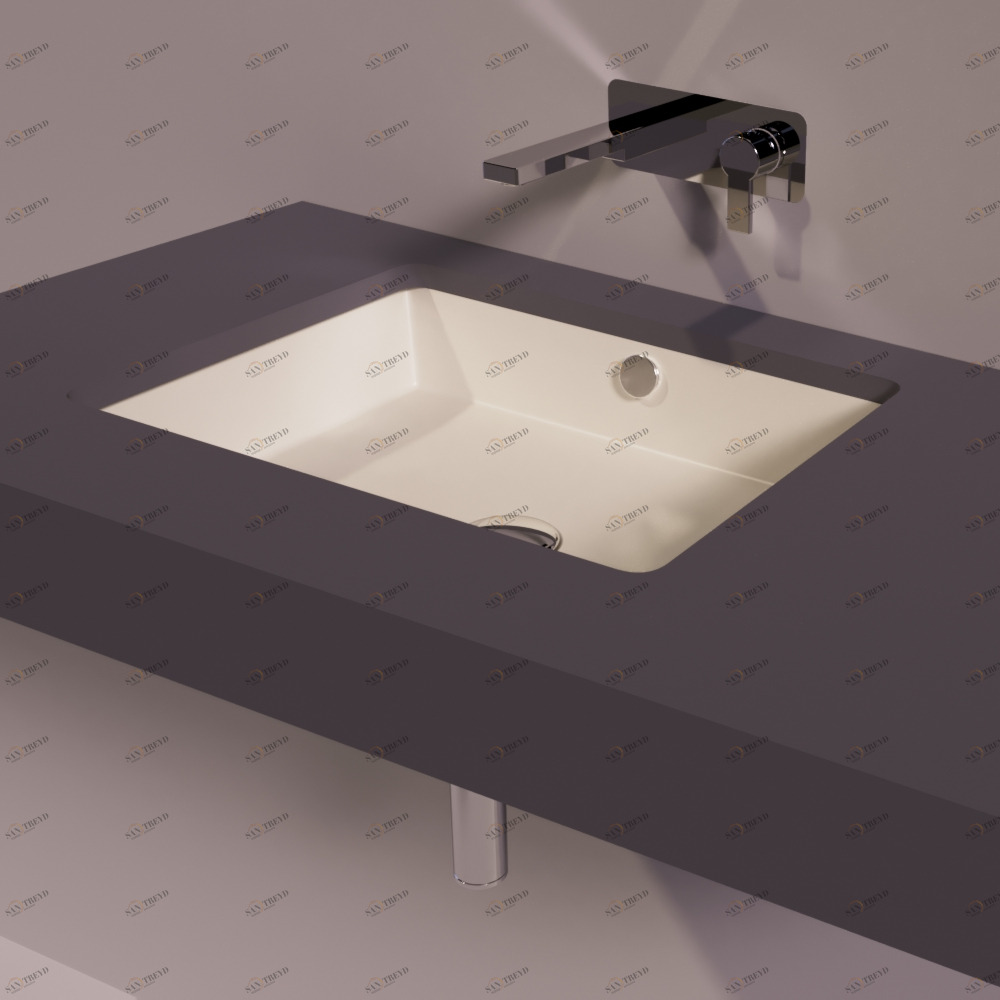 S59SABBIAMATT Накладная раковина под столешницу  прямоугольная Simas Agile