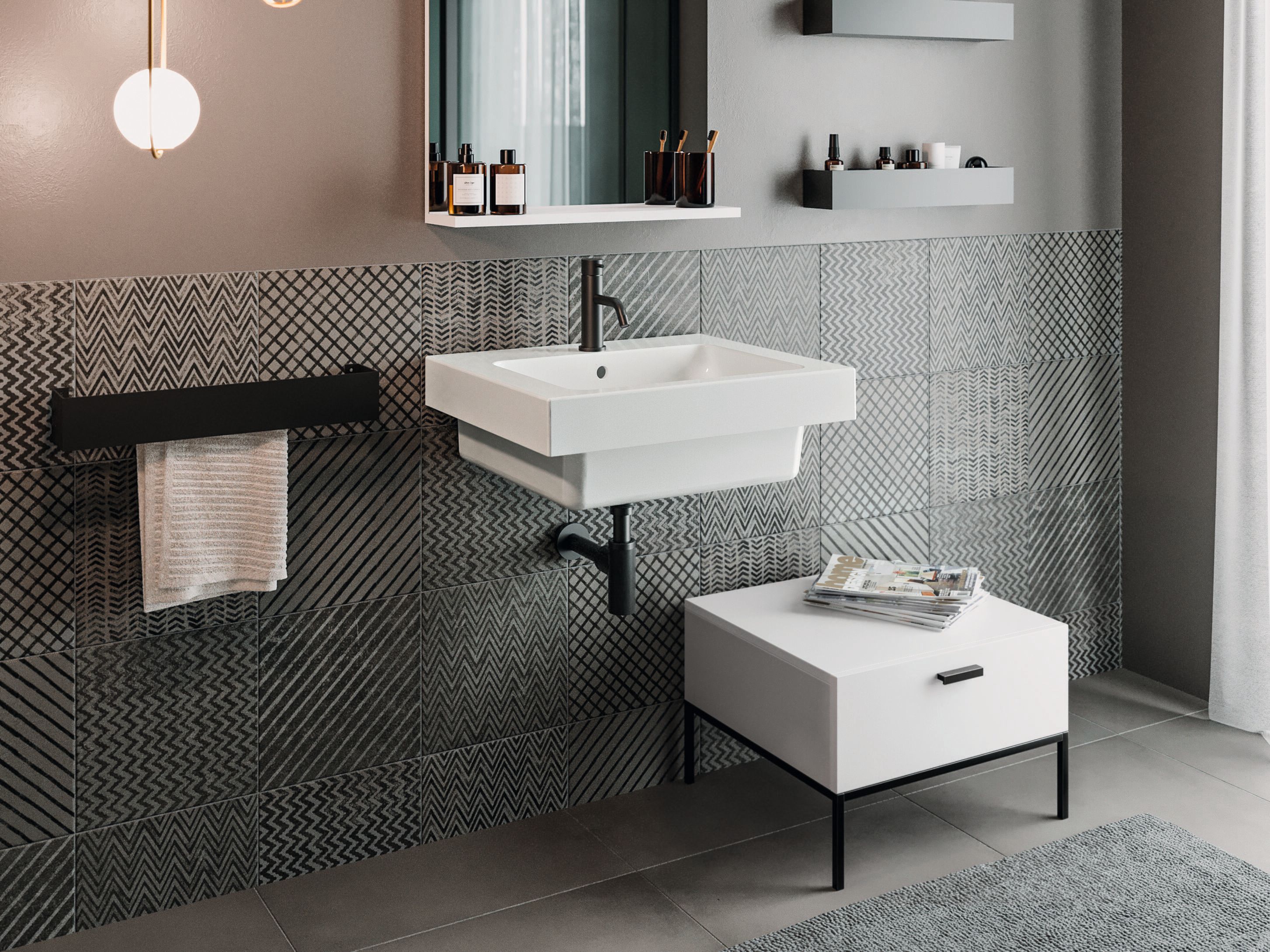 Меламиновая напольная раковина со встроенной раковиной COLAVENE Alaqua ARCH-00050171