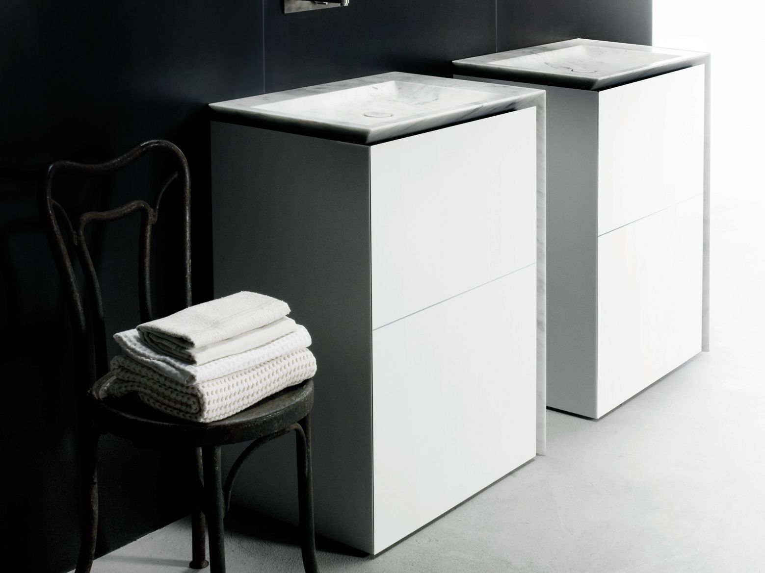 Шкаф для умывальника с выдвижными ящиками Boffi B15 ARCH-00073889