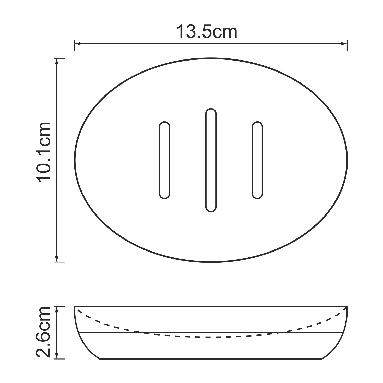 K-3329 Lopau Мыльница WasserKRAFT Lopau K-3300  - Вид №1