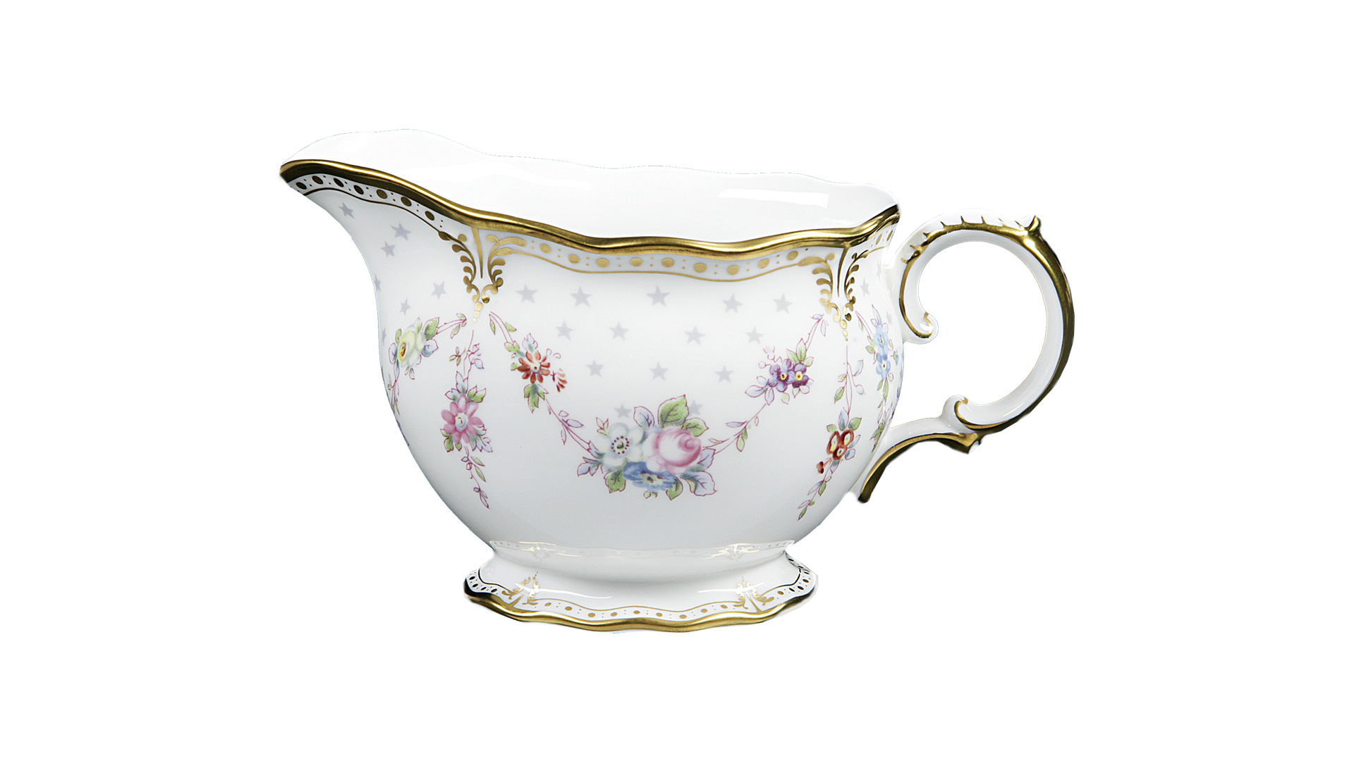 10676168 Royal Crown Derby Сервиз чайный Royal Crown Derby Роял Антуанетта на 6 персон 21 предмет, фарфор Фарфор костяной  - Вид №3