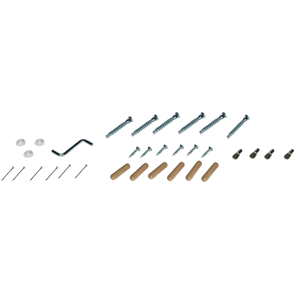 Каркас навесной угловой 60x70x60 см, ЛДСП, цвет белый DELINIA STLM-2207909 - Вид №3