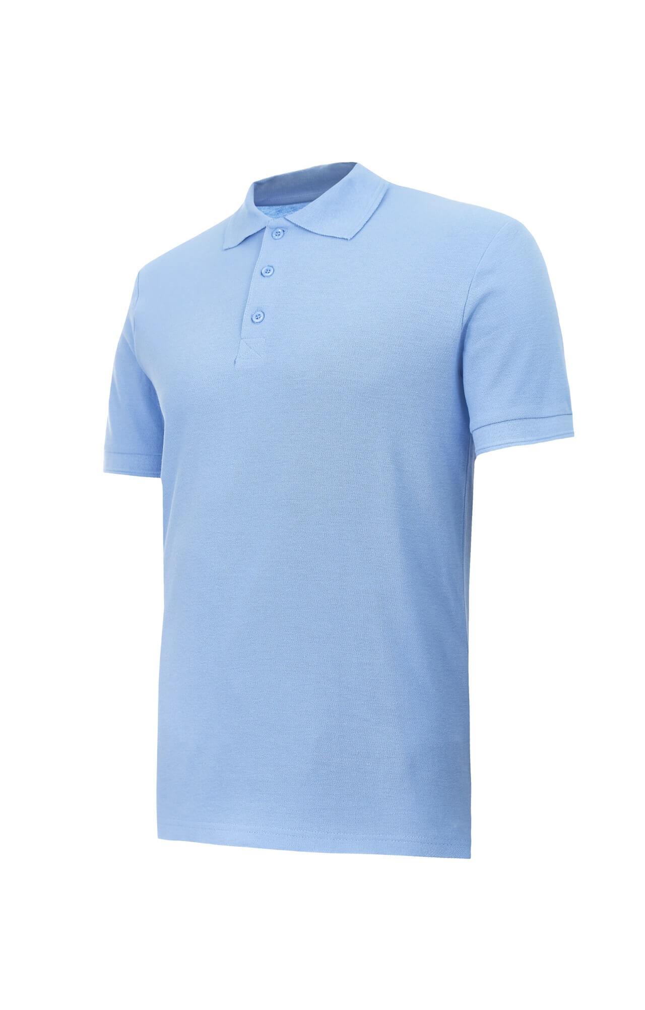 62211 Тенниска-поло мужская светло-голубая LUXE  Одежда для салонов красоты  размер L  - Вид №2