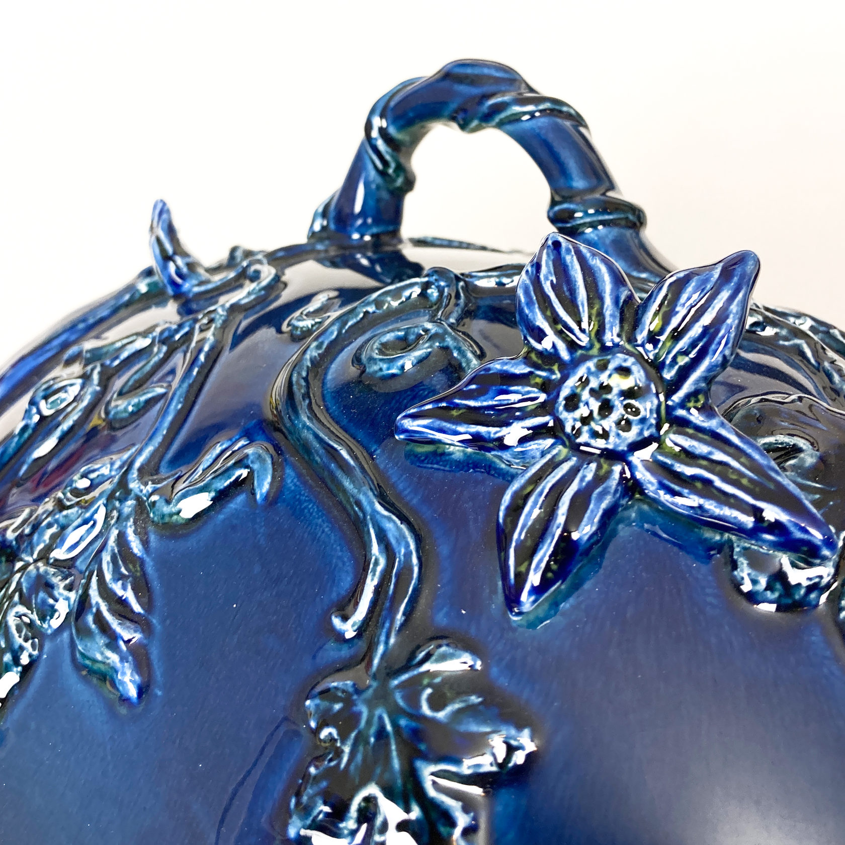 Блюдо для рагу Белый/голубой PROVANSFAIENCE sun-id-994507 - Вид №7