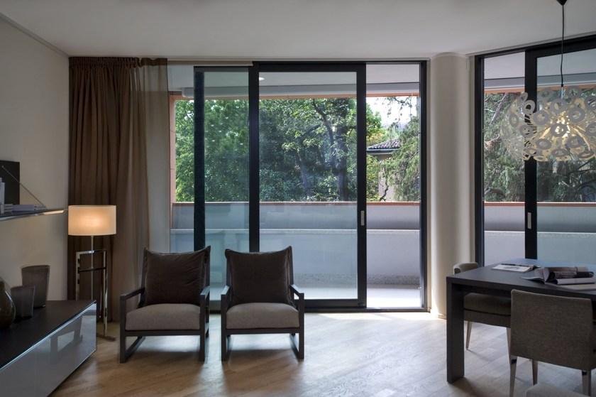 METRA Раздвижная алюминиевая дверь с тройным остеклением sun-id-1386848 - Вид №2