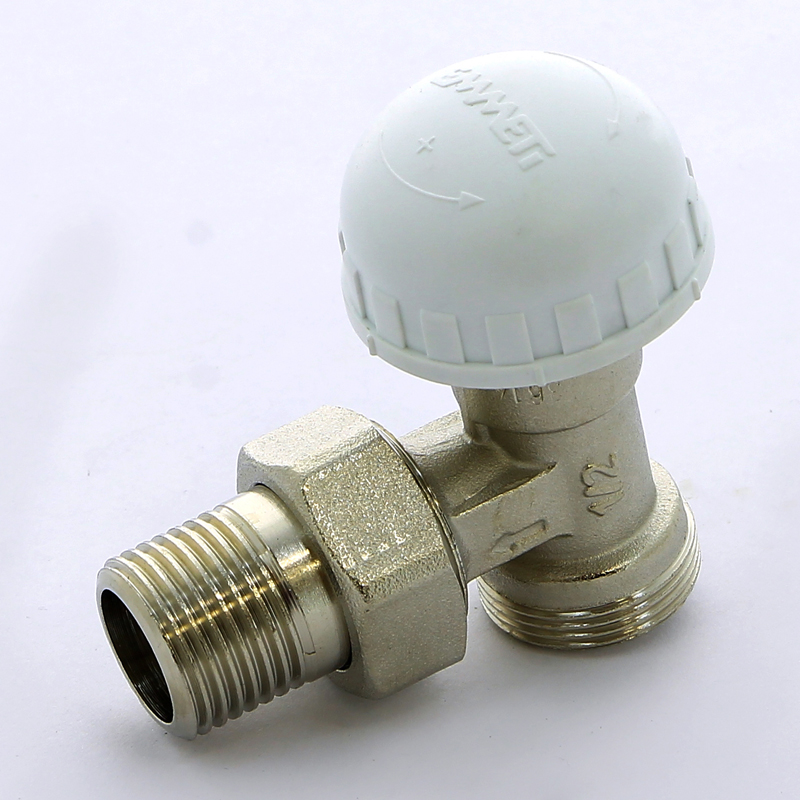 Вентиль НН угловой термостатический для радиаторов обратный с разъемным соединением EMMETI 1/2"-М24x19 01350342 - Вид №2